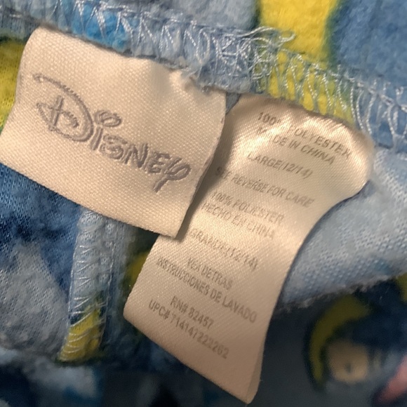 Large Disney Eeyore fleece Pajama pants moon - Picture 3 of 3